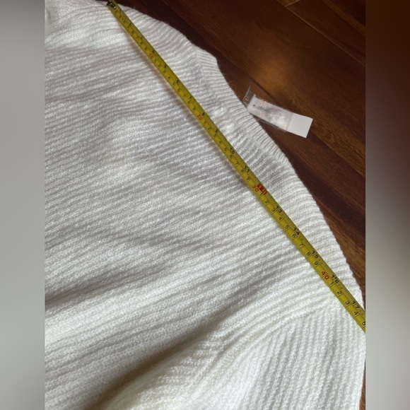 DRESSBARN Knit Pull On White Sweater size Large - Picture 7 of 8